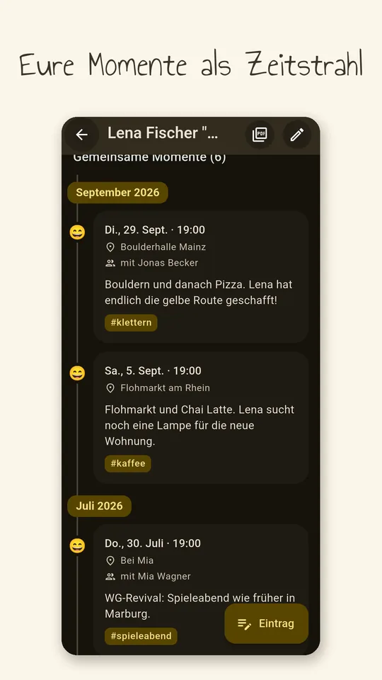 Gemeinsame Momente